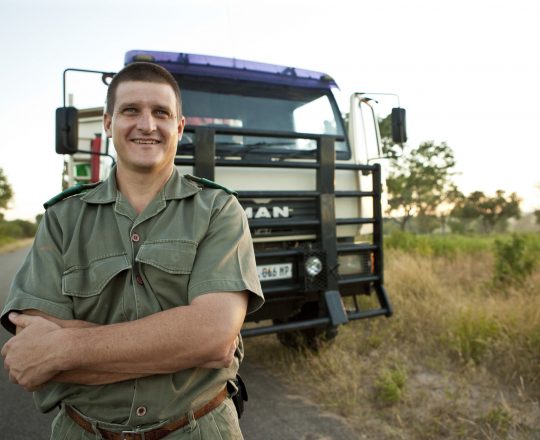 Ranger im Krüger Nationalpark, Südafrika